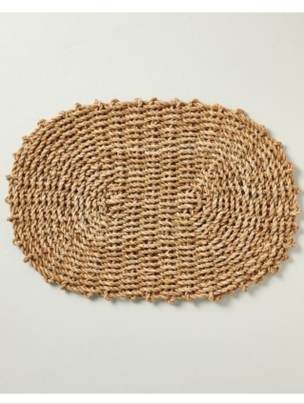Hearth & Hand Oblong Woven Charger